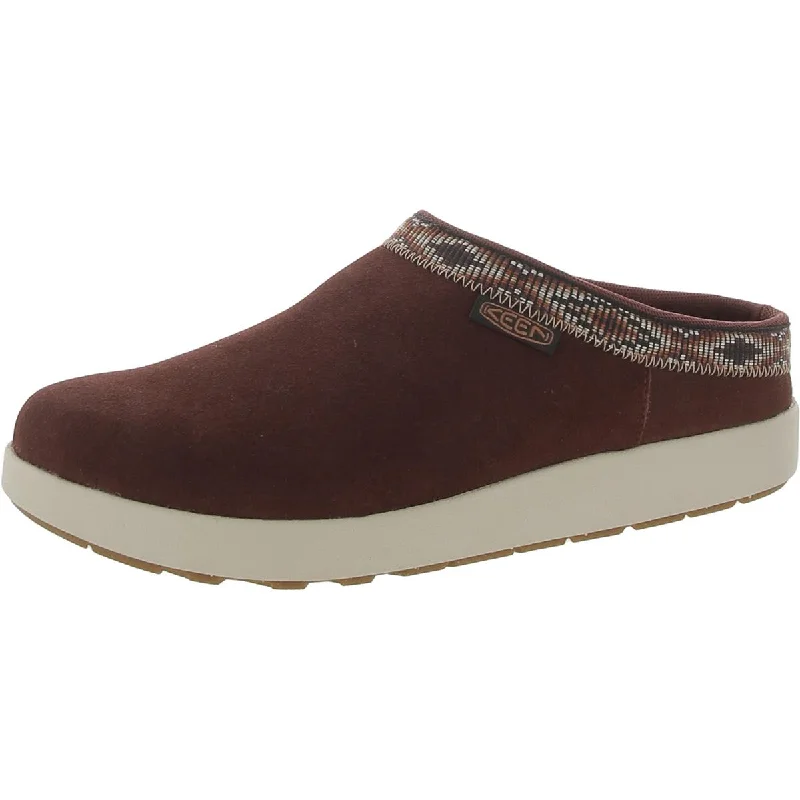 Keen Womens Elle Suede Comfort Clogs