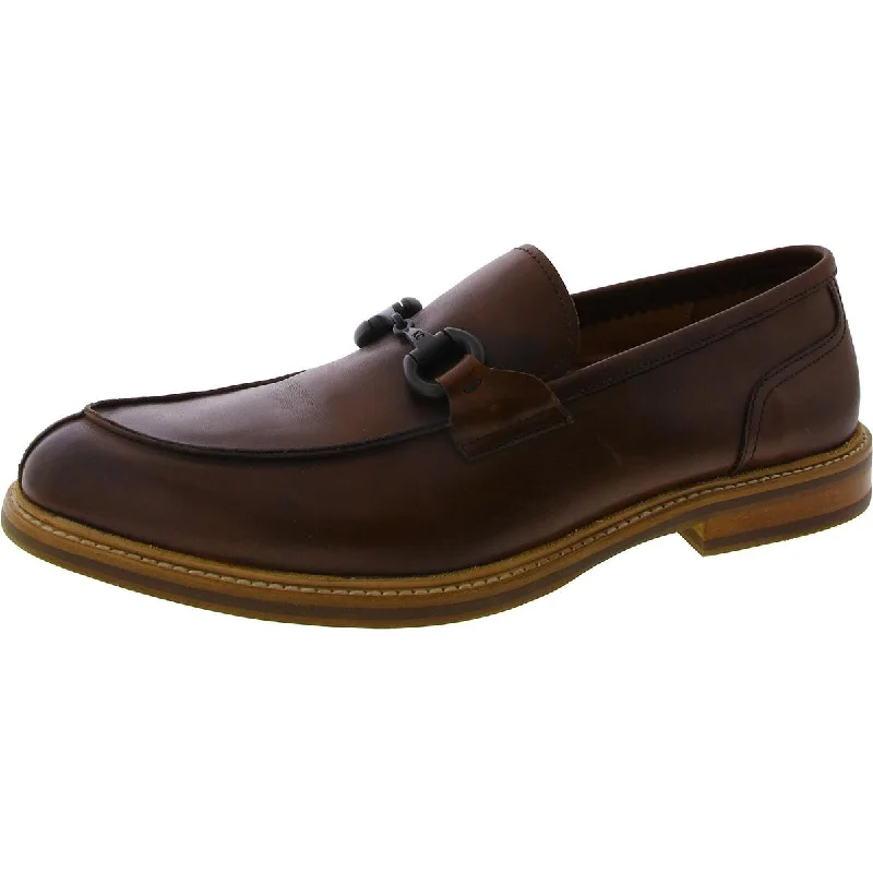 Kenneth Cole New York Mens Leather Round Toe Loafers