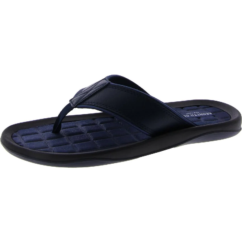 Kenneth Cole New York Mens Thong Flat Slide Sandals