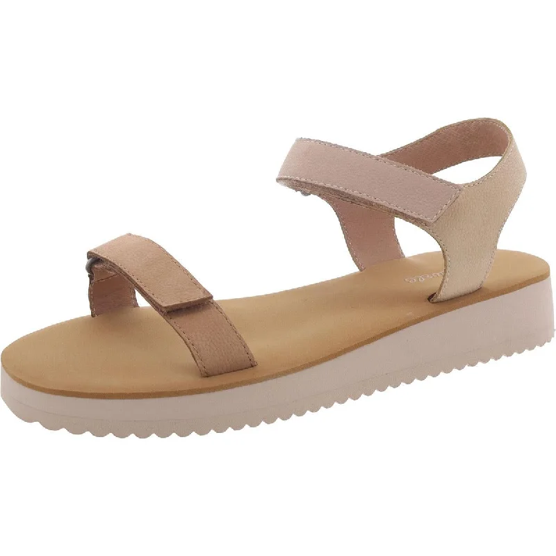 Madewell Womens Leather Round toe Wedge Sandals