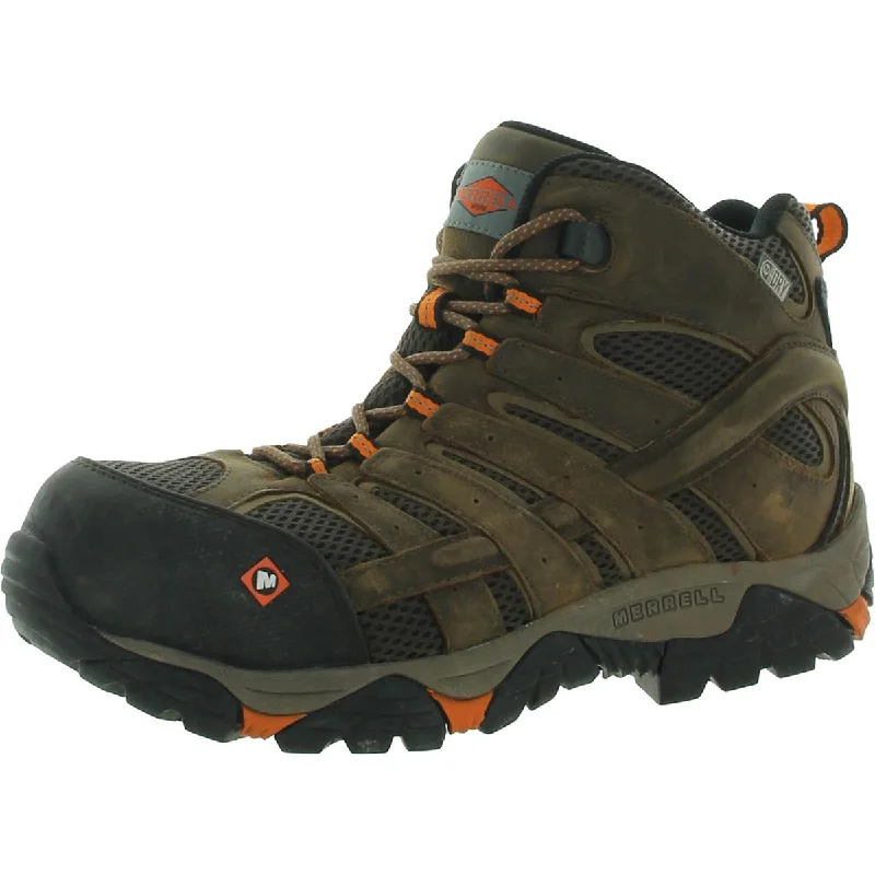 Merrell Mens MOAB Vertex Mid Leather Composite Toe Work and Safety Shoes