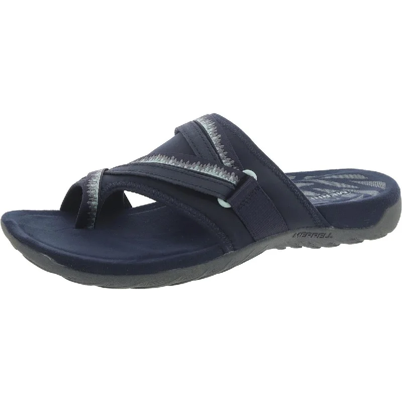 Merrell Womens Toe Loop Slip On Slide Sandals