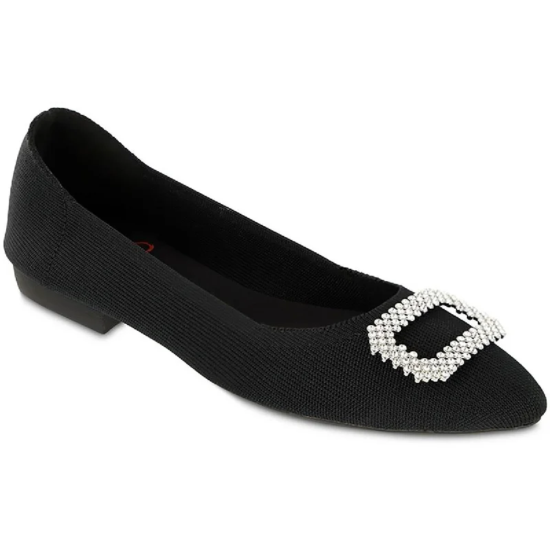 Mia Amore Womens DIANNAH Comfort Insole Mesh Ballet Flats