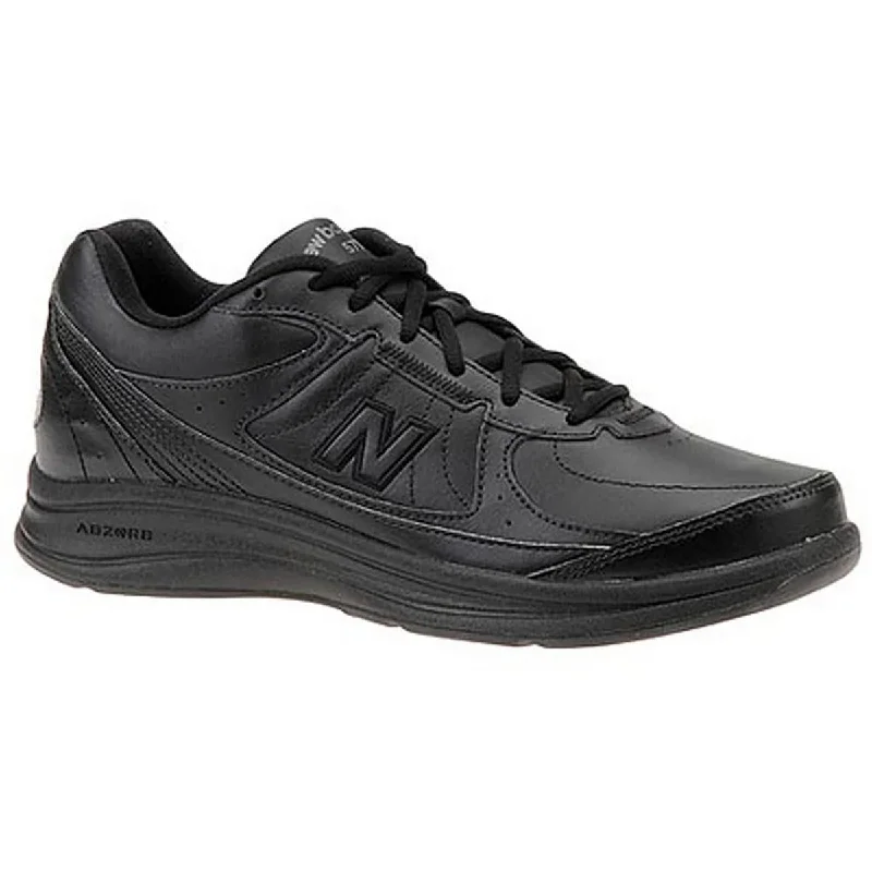 New Balance Mens 577 Leather Signature Walking Shoes