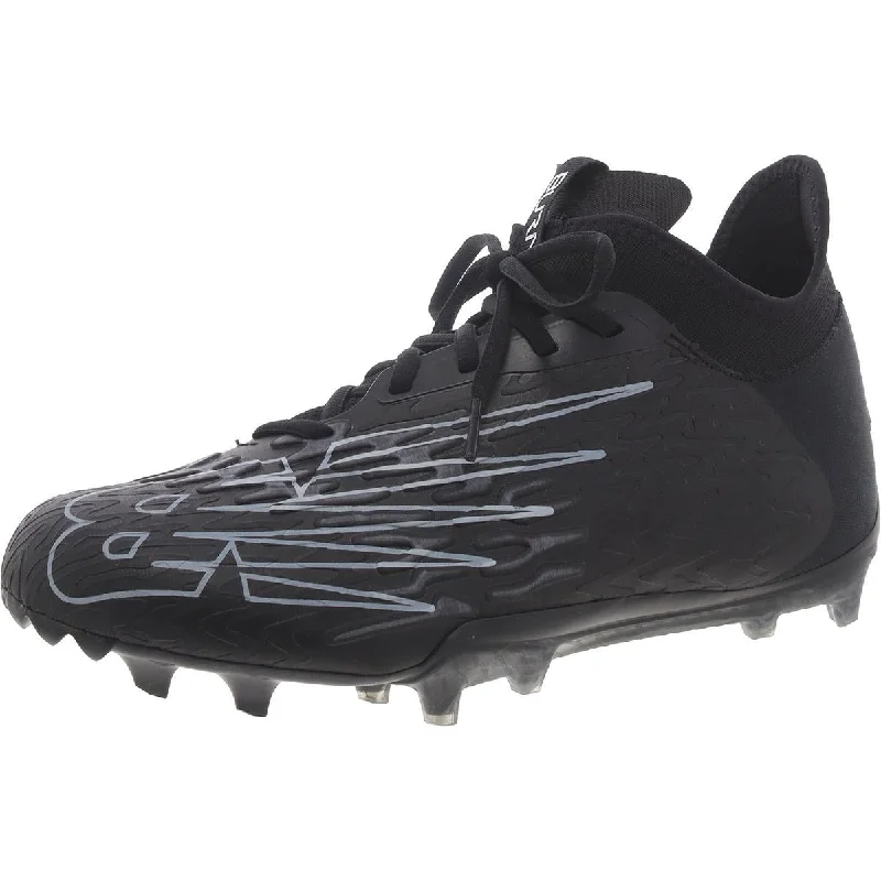 New Balance Mens Faux Leather Sport Cleats