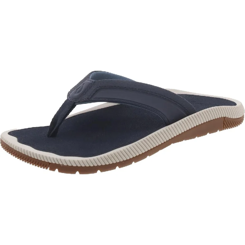 OluKai Mens Kukulu Cushioned Footbed Lifestyle Flip-Flops