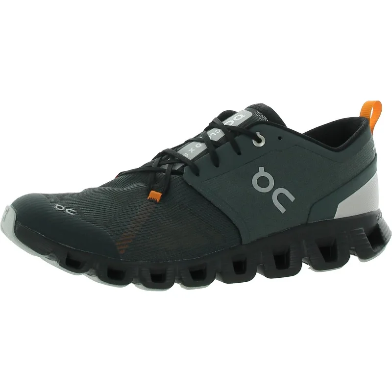 On Running Mens Cloud X 3 Shift Faux Leather Breathable Running Shoes