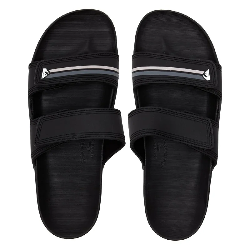 Quiksilver Mens Rivi Double Strap Adjustable Pool Slides