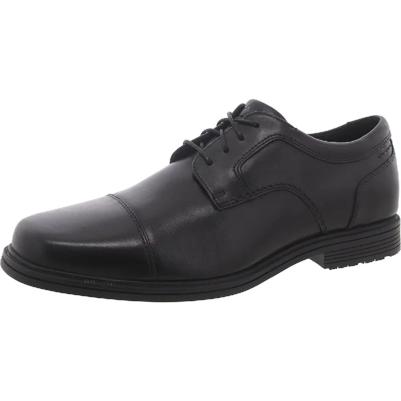 Rockport Mens Taylor Leather Lace Up Oxfords