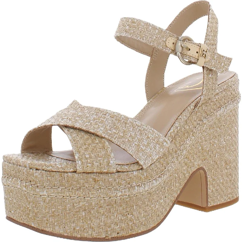 Sam Edelman Womens Trianna Open Toe Ankle Strap Platform Sandals