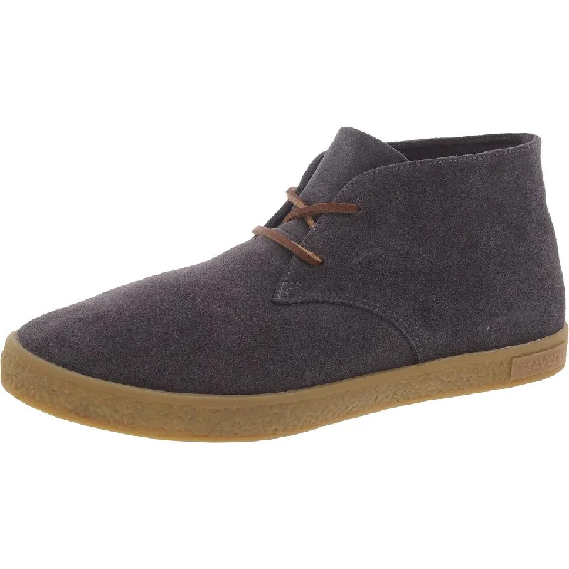 SeaVees Mens Sun-Tans Faux Suede Ankle Chukka Boots