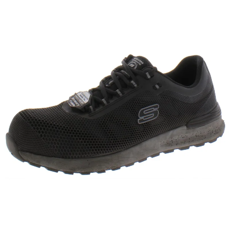 Skechers Mens Bulklin Memory Foam Composite Toe Work Shoes