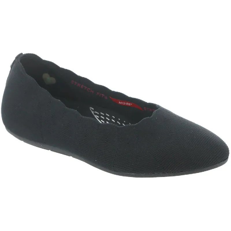 Skechers Womens Arch Fit- Cleo Arch Support Slip On Ballet Flats