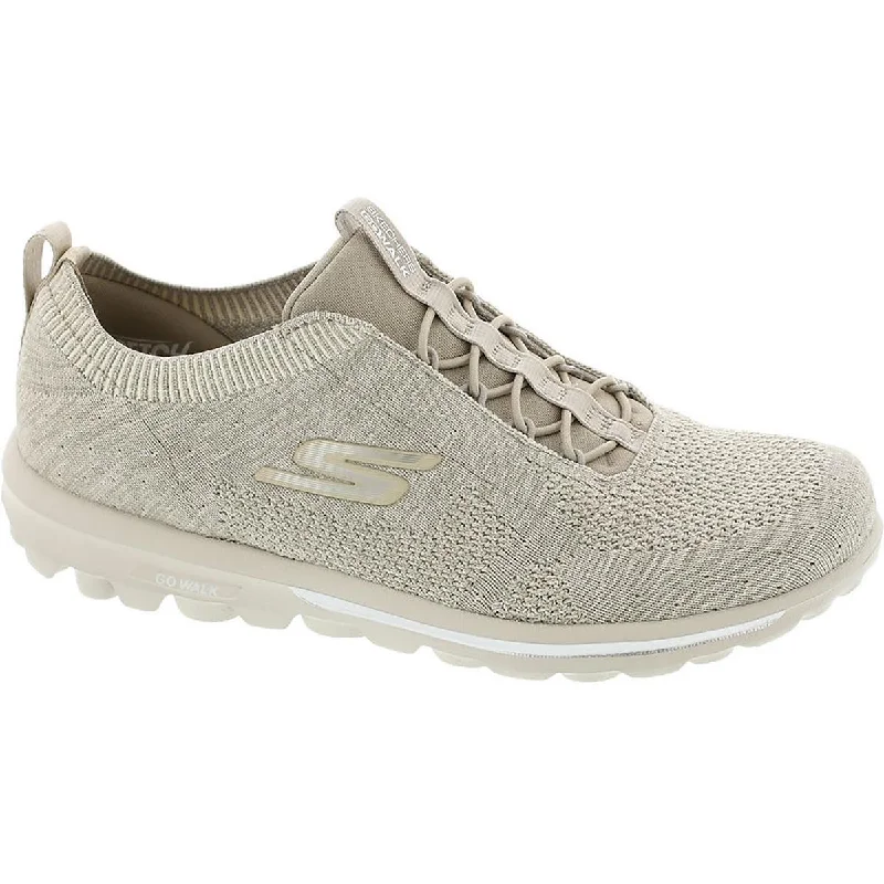 Skechers Womens Go Walk Travel Fitness Workout Slip-On Sneakers