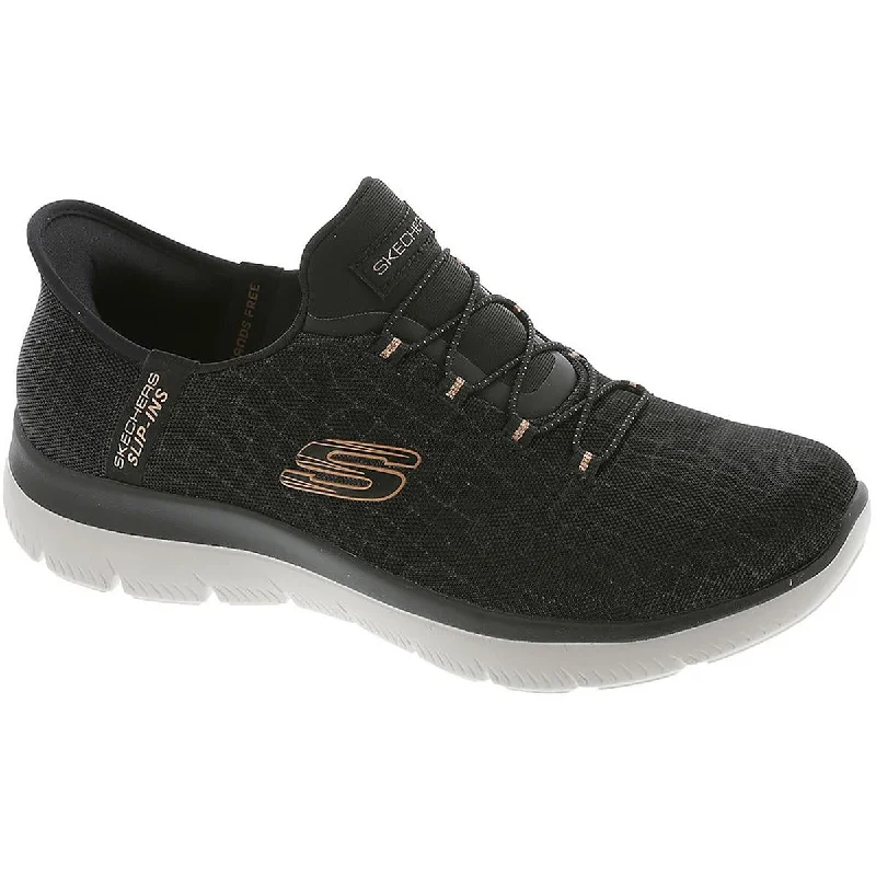 Skechers Womens Summits Fitness Lifestyle Slip-On Sneakers