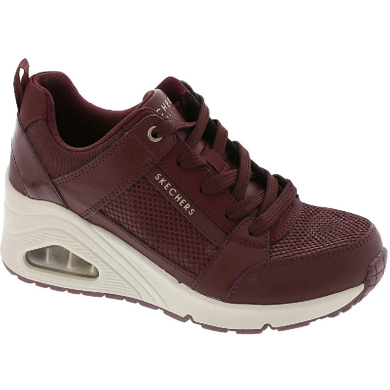 Skechers Womens Uno Wedge-Everything Nice Mesh Casual And Fashion Sneakers