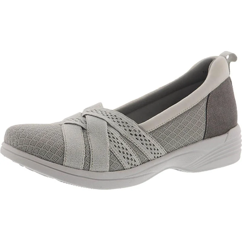 SoLite by Easy Street Womens Sheer Comfrort Trainers Slip-On Sneakers