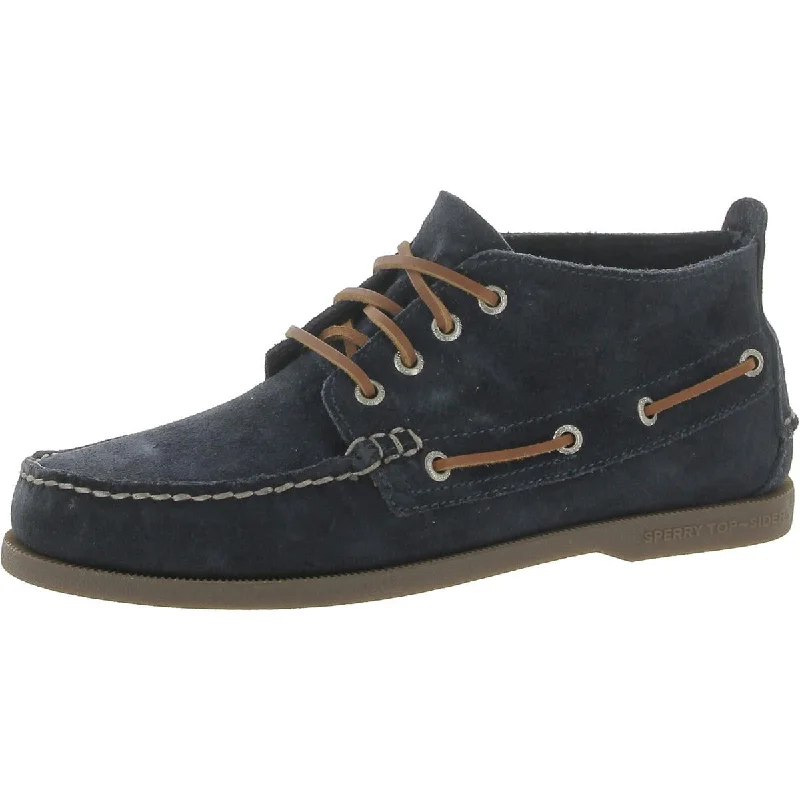 Sperry Mens Suede Slip On Chukka Boots