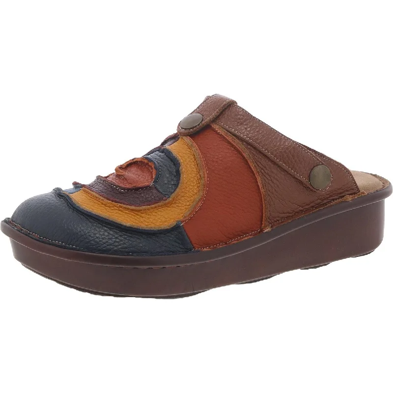 Spring Step Womens Leather Round toe Clogs