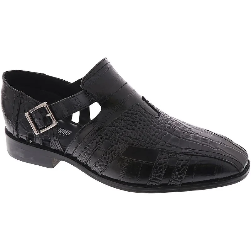 Stacy Adams Mens Calvino  Leather Slip On Oxfords