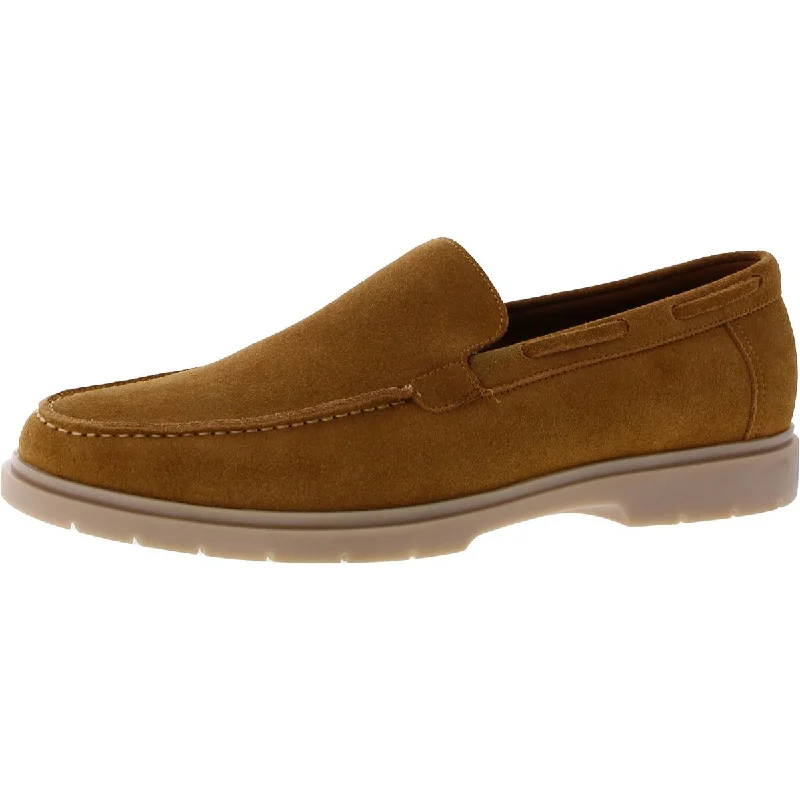 Steve Madden Mens Neekon Faux Suede Plain Loafers