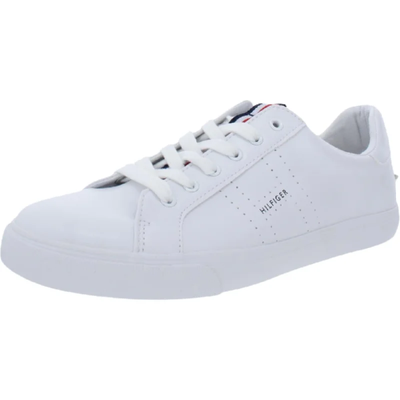 Tommy Hilfiger Womens Lamiss Faux Leather Lifestyle Casual and Fashion Sneakers