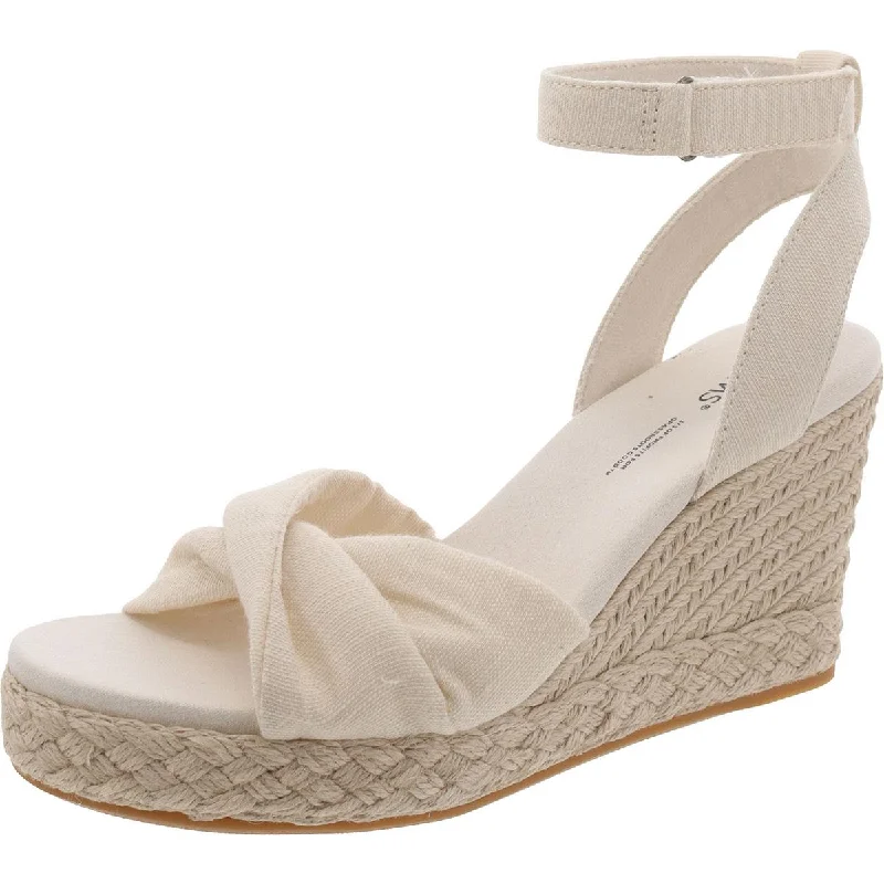 Toms Womens Canvas Wedge Espadrilles