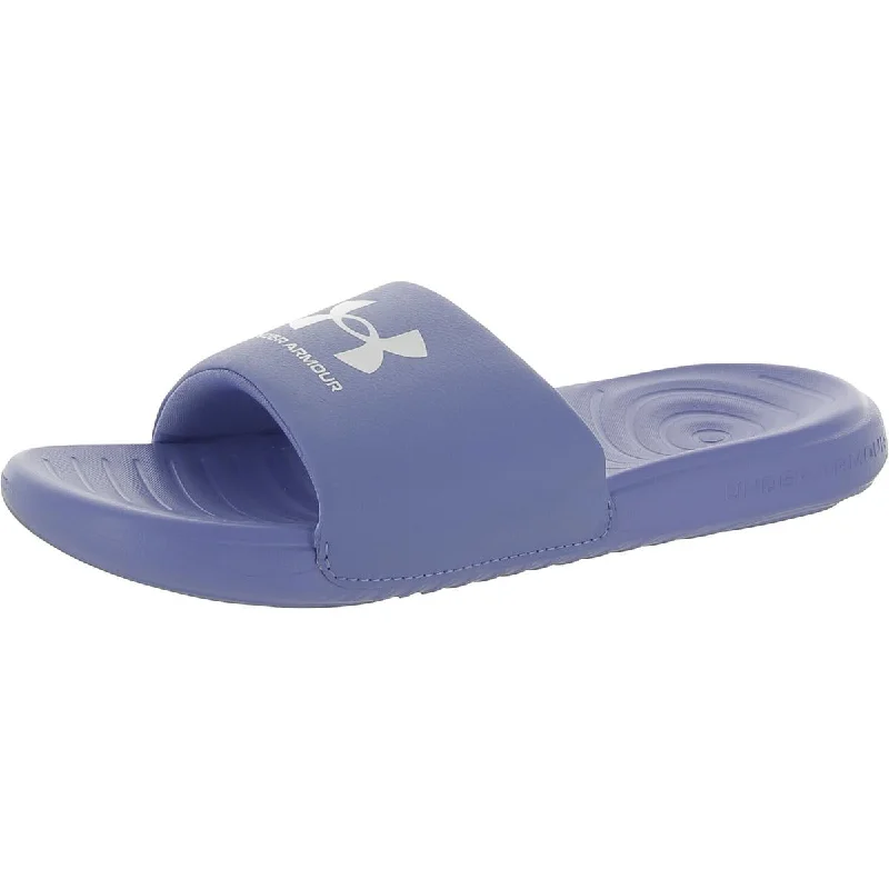 Under Armour Womens Ansa Fix SL Logo Slip On Pool Slides