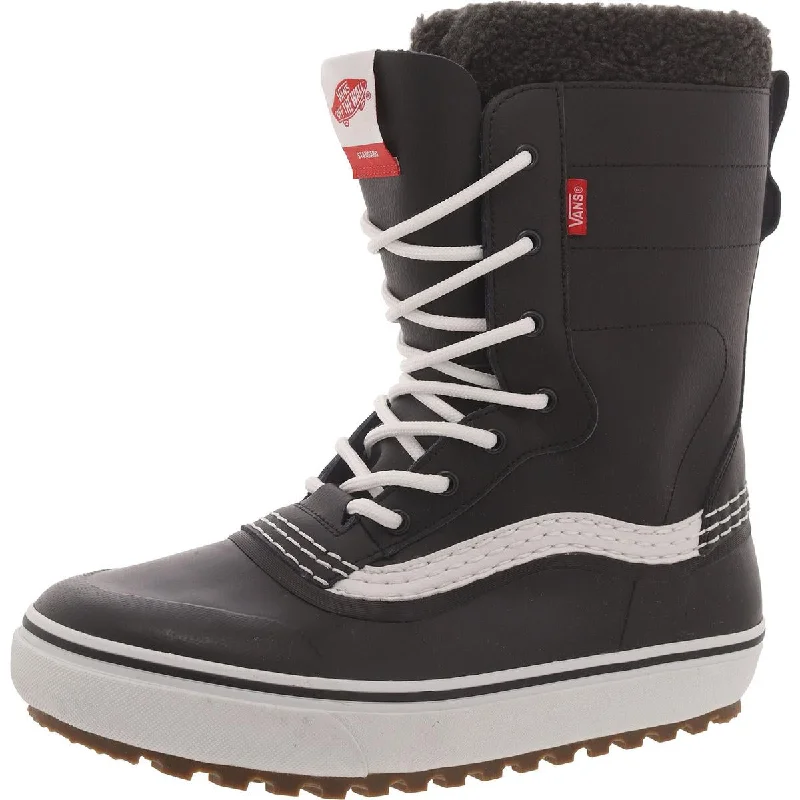 Vans Mens Standard Snow MTE Faux Leather Tall Winter & Snow Boots