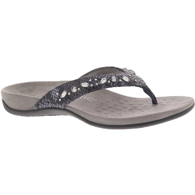 Vionic Womens Lucia Embellished Thong Sandals