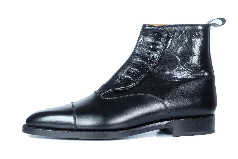 Bellevue - MTO - Black Calf / Black Soft Calf - LPB Last - Single Leather Sole