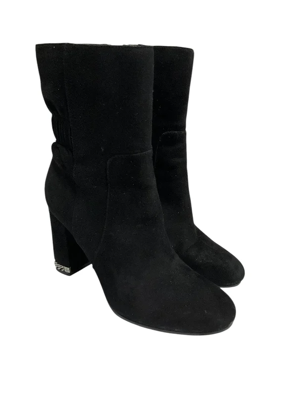 Boots Ankle Heels By Michael By Michael Kors In Black, Size: 6