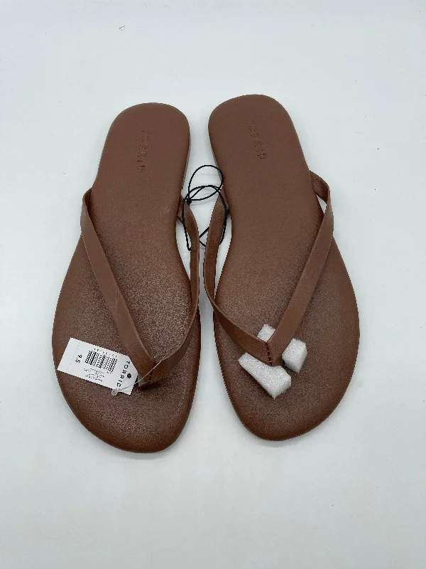 Brown Sandals Flip Flops Torrid, Size 9.5