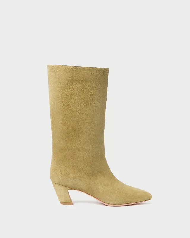 Cleo Cargo Suede Mid-Calf Boot