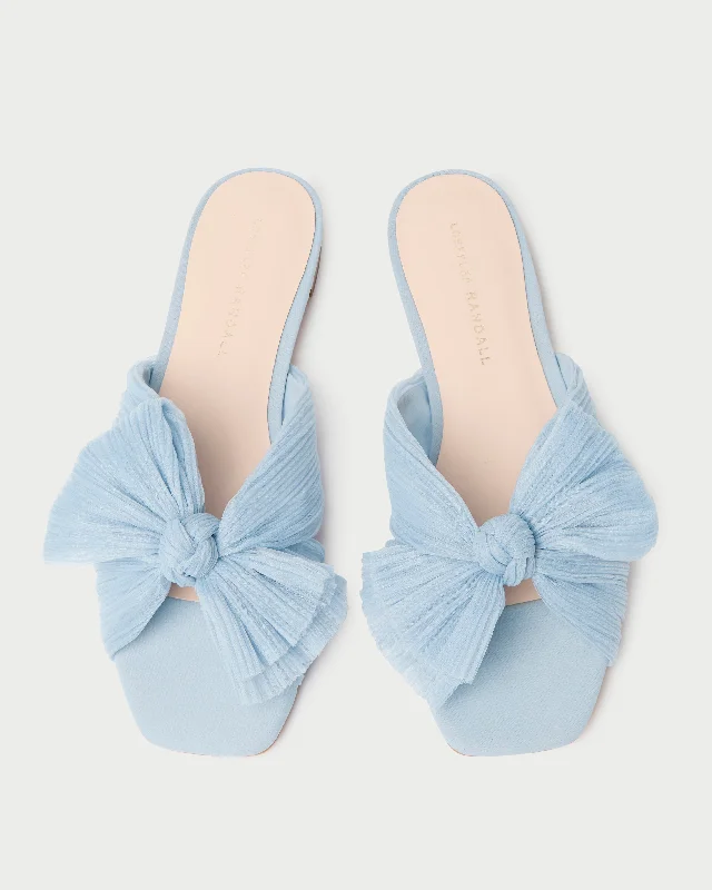 Daphne Blue Bow Slide