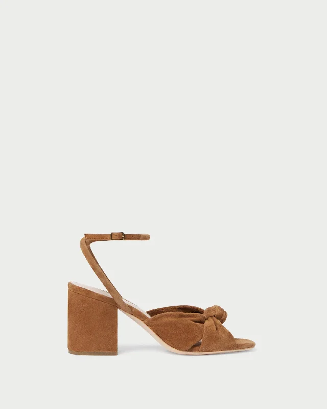 Fiamma Cacao Knot Mid-Heel Sandal