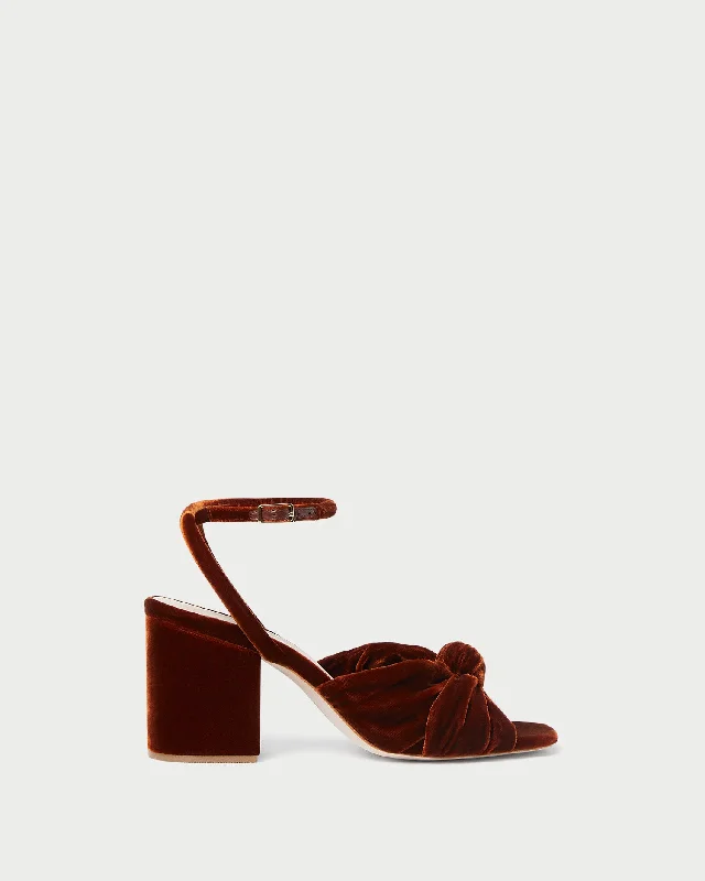 Fiamma Sienna Knot Mid-Heel Sandal