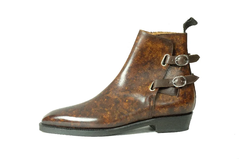 Genesee - MTO - Copper Marble Patina - MGF Last - Double Leather Sole