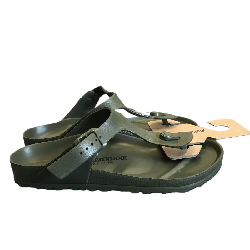 Green Sandals Sport By Birkenstock, Size: 9.5