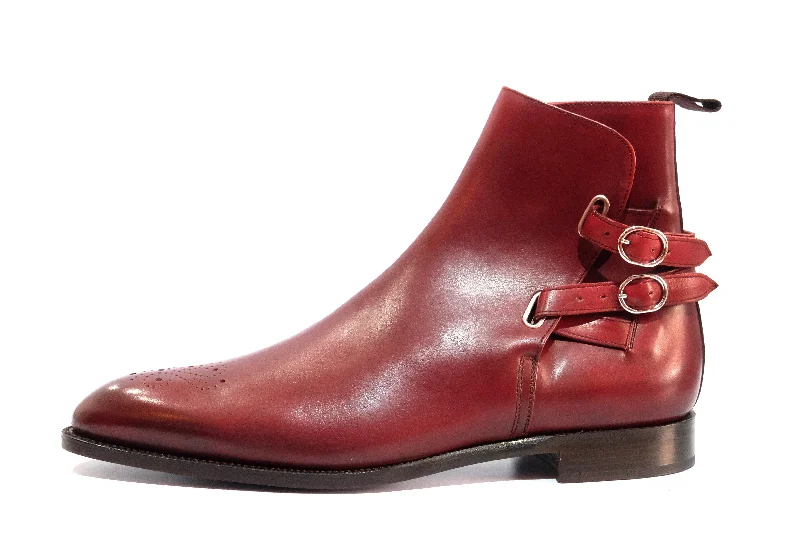 Indianola - MTO - Burgundy Calf - NGT Last - Single Leather Sole