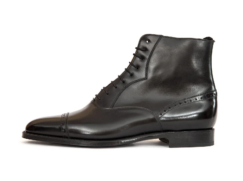 Jimmy - MTO - Black Calf - TMG Last - Single Leather Sole