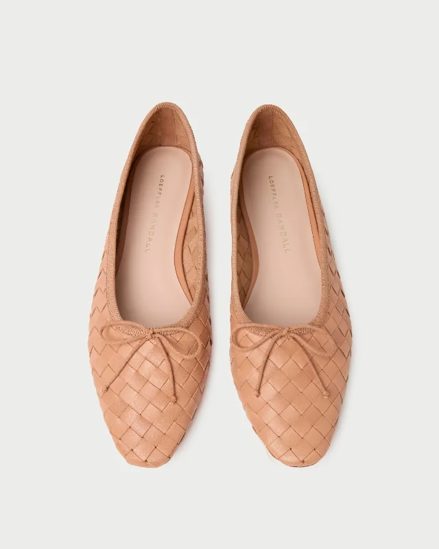 Landry Honey Woven Ballet Flat