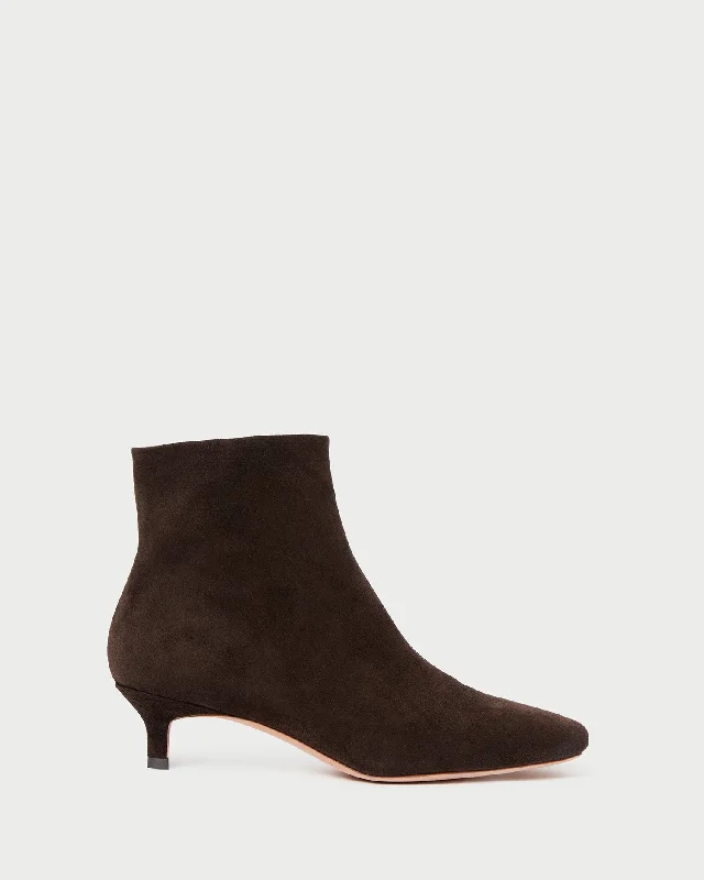 Marcella Brown Suede Ankle Boot