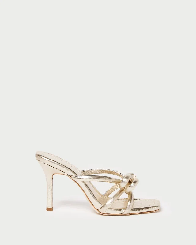 Margi Champagne Bow Heel