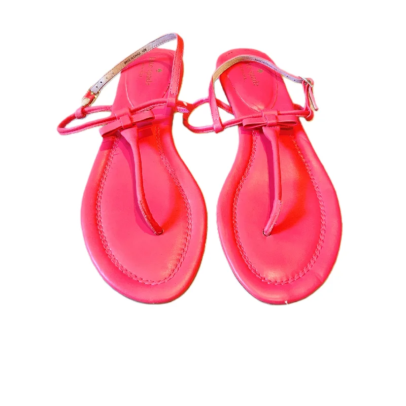 Pink Sandals Designer By Kate Spade, Size: 10