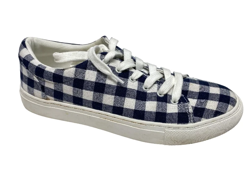 Plaid Pattern Shoes Sneakers J. Crew, Size 8