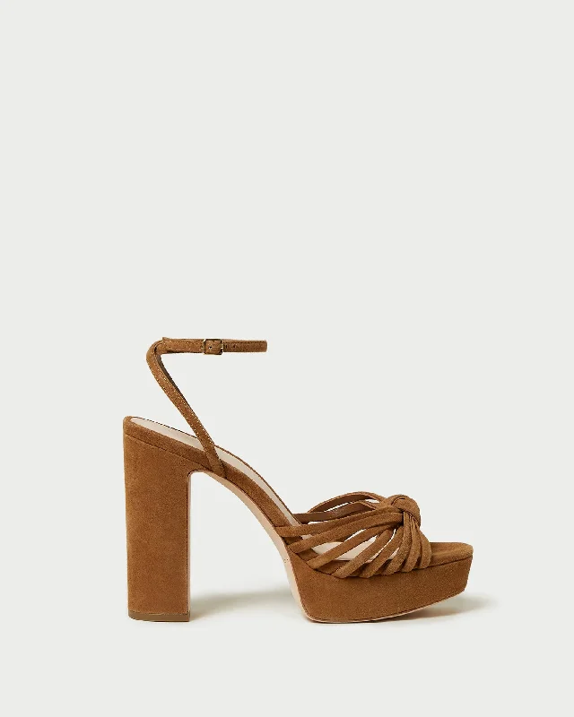 Rivka Cacao Knot Platform Sandal