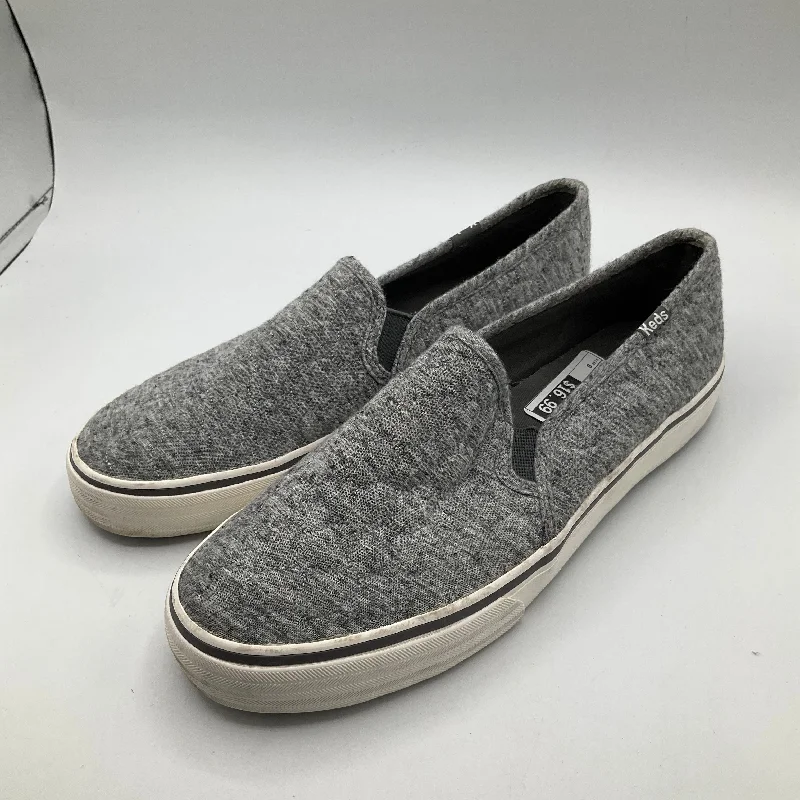 Shoes Sneakers By Keds In Grey, Size: 9