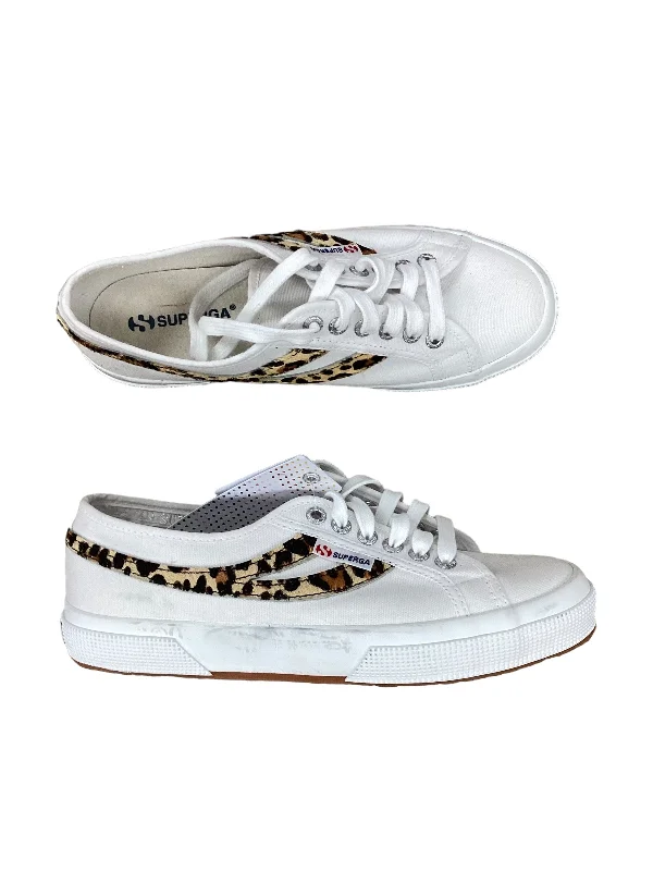 Shoes Sneakers By Superga In White, Size: 9