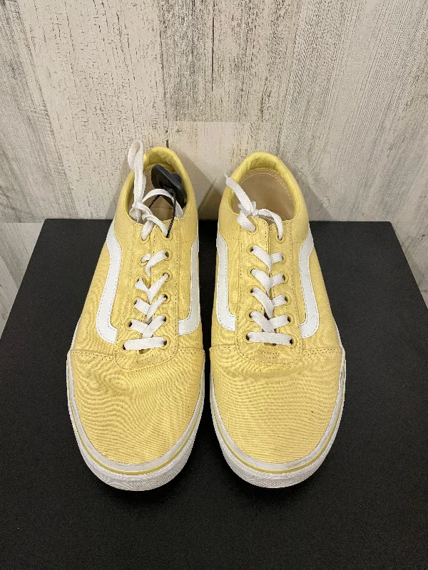 Shoes Sneakers By Vans In Yellow, Size: 11